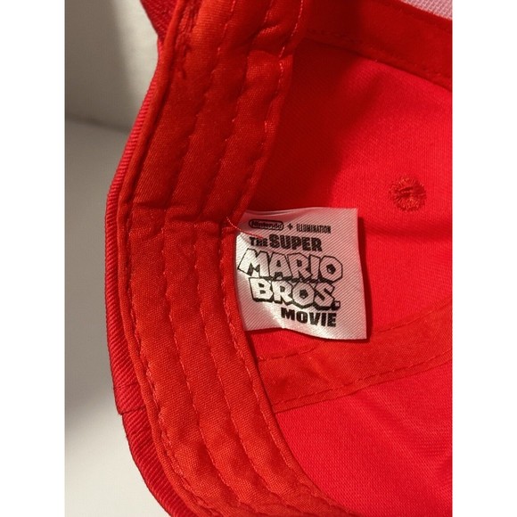 The Super Mario Bros Movie Promo Snapback Hat Mario M Red Nintendo Exclusive Cap - Picture 9 of 9